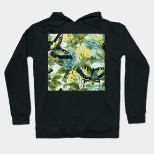 Butterflies Watercolor 19 - Tiger Swallowtail Hoodie